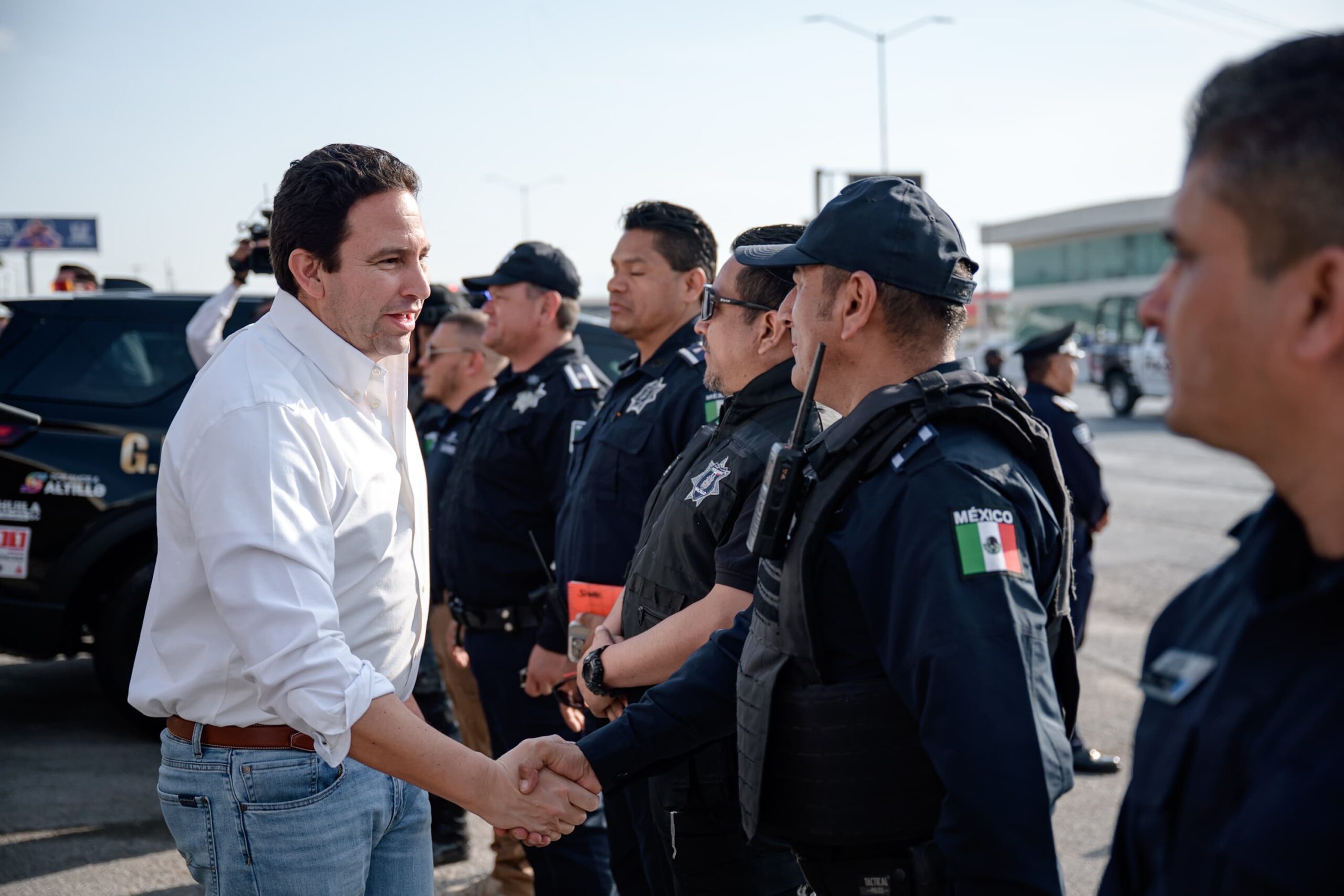 Instalan oficina de seguridad en carretera a la salida a Monterrey