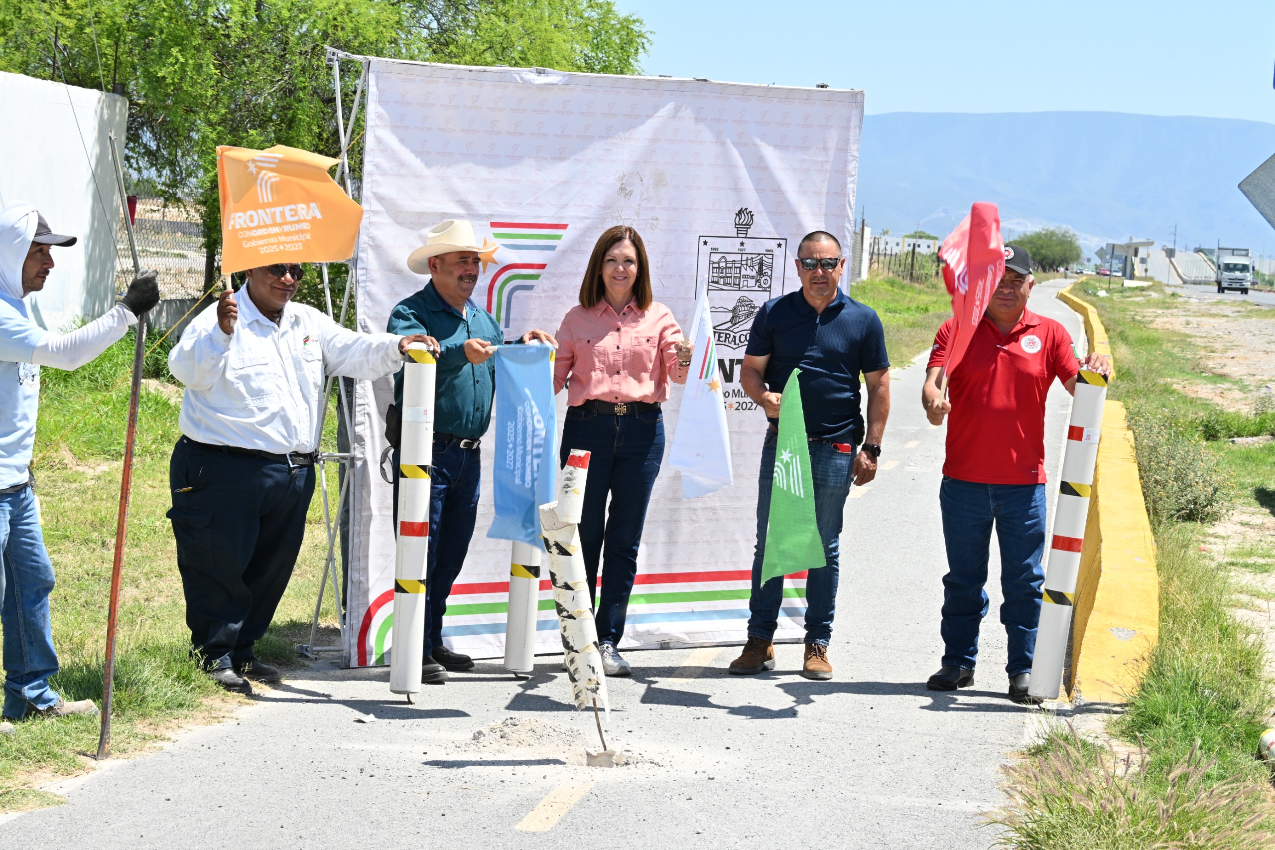 Refuerza Frontera seguridad a ciclistas