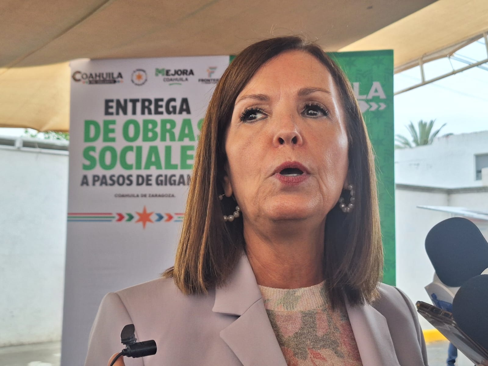 Apoya Sari Pérez a ex obreros de AHMSA