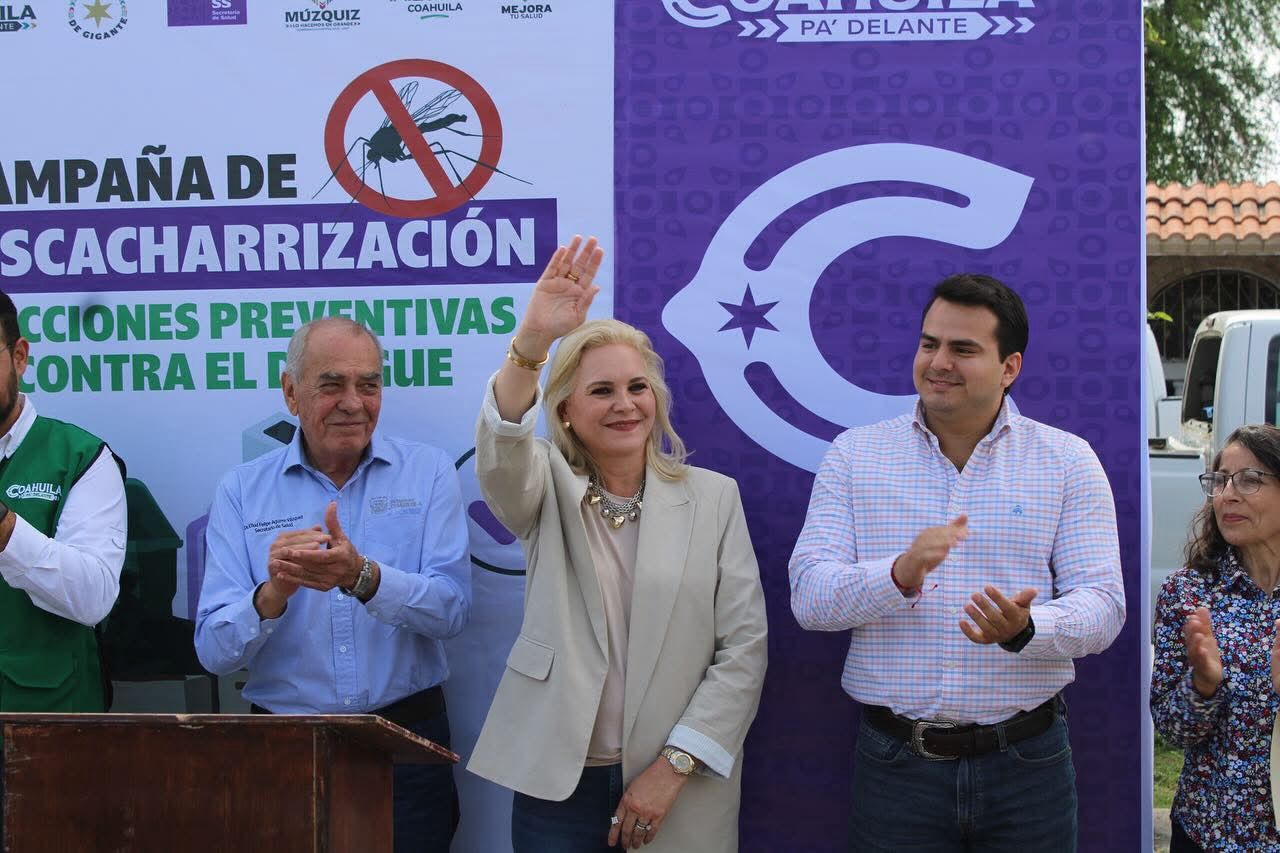El Gobierno del Estado y el municipio de Múzquiz se unen a la lucha contra el dengue con campaña de descacharrización