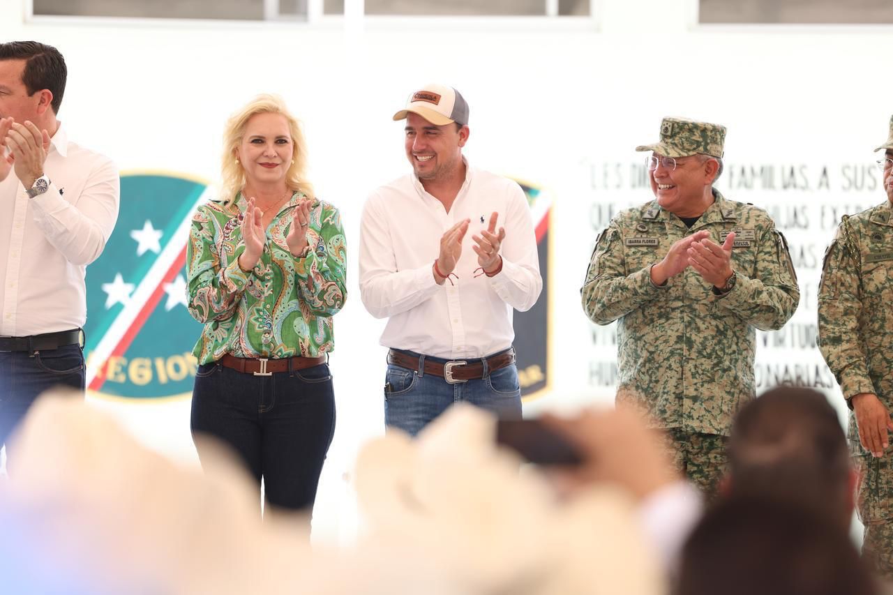 ENTREGA MANOLO NUEVOS CUARTELES PARA LA POLICÍA ESTATAL Y EL EJÉRCITO