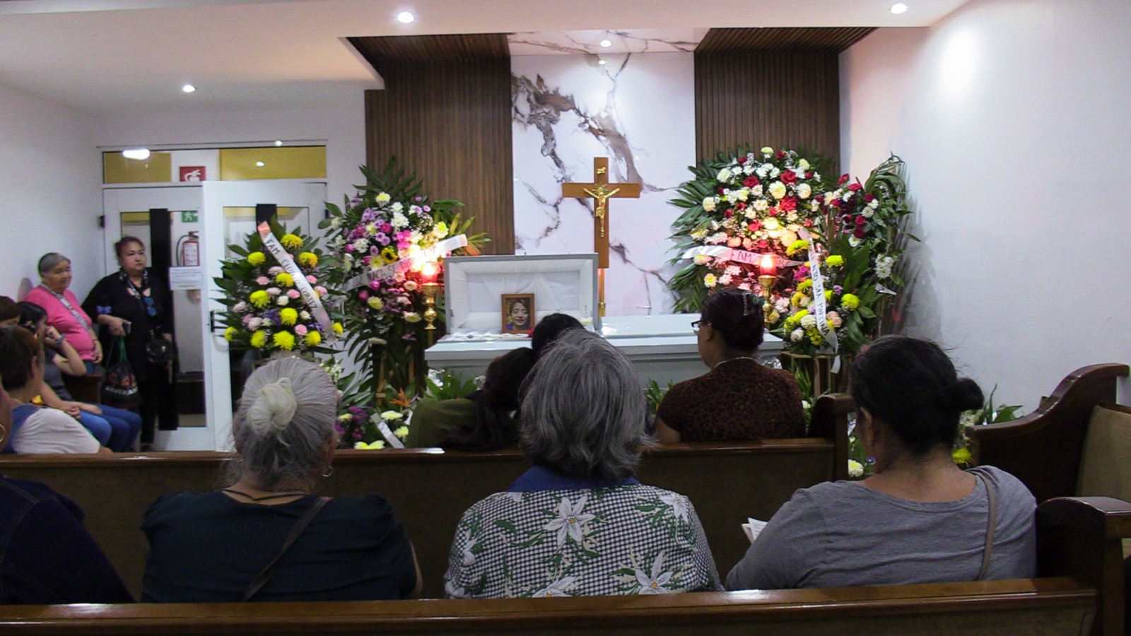 Dolorosa despedida a doña Martina Flores