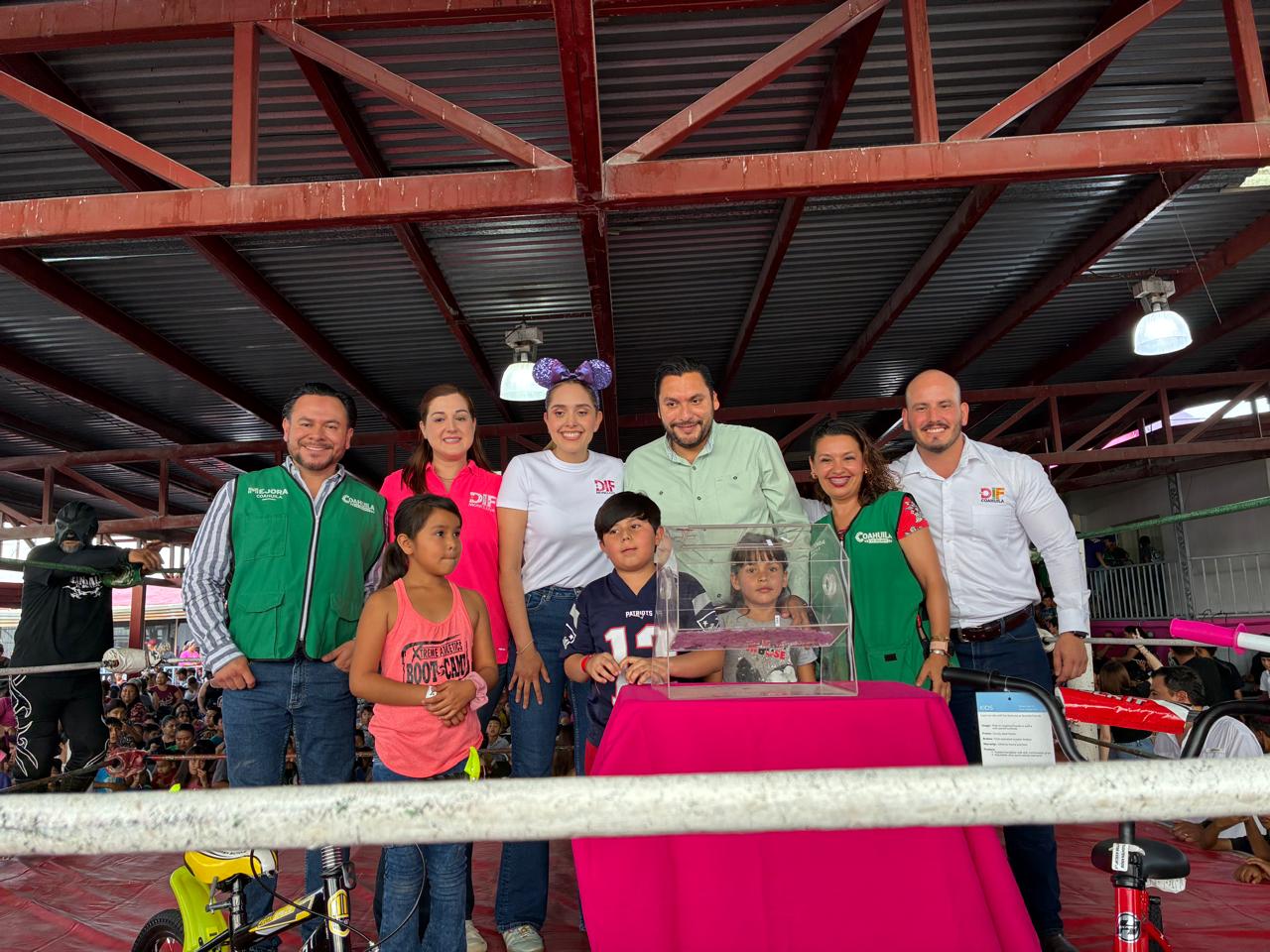 Vibrante festejo ofrece Ayuntamiento a niños