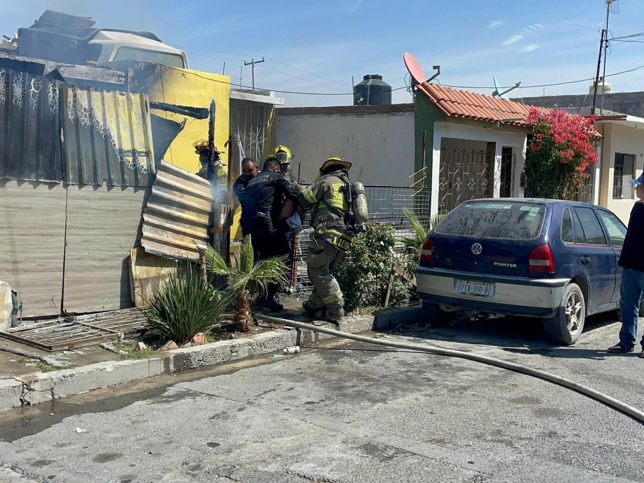 MATA INCENDIO A DOS MENORES
