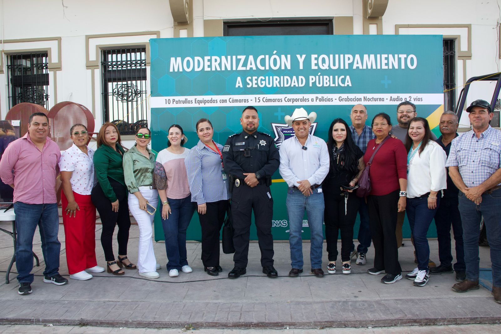 Vamos a convertir a la Policía de Sabinas en la mejor seguridad del Estado; Chano Díaz.