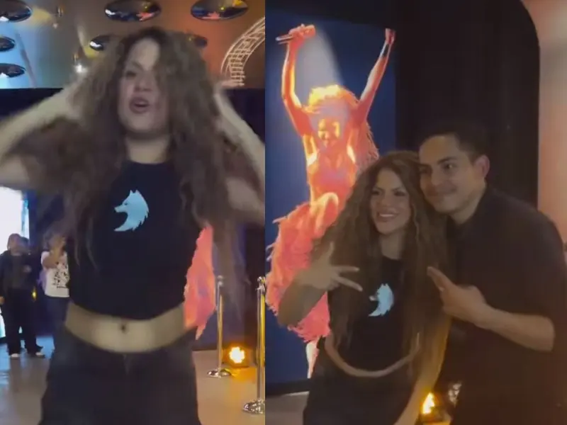 Critican a «Shakibecca» por usar museo dedicado a Shakira en CDMX para dar fotos y cantar
