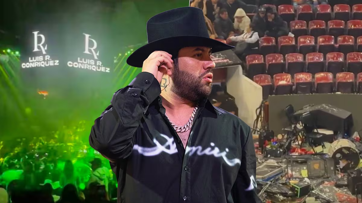¡Trakasss! Luis R. Conriquez ‘provoca’ destrozos en Feria del Caballo por no cantar corridos