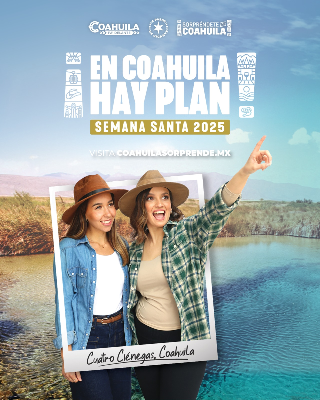 Invita Gobernador a visitar los Pueblos Mágicos de Coahuila