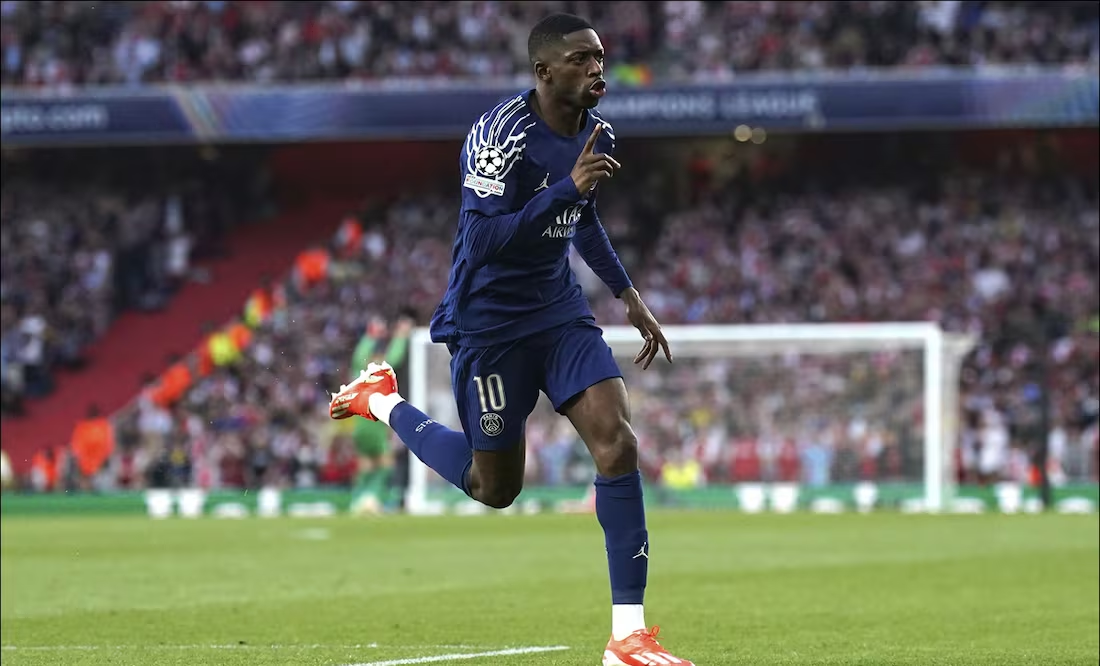 PSG derrota al Arsenal de visita en la ida de las semifinales; se acerca a la final de la Champions League