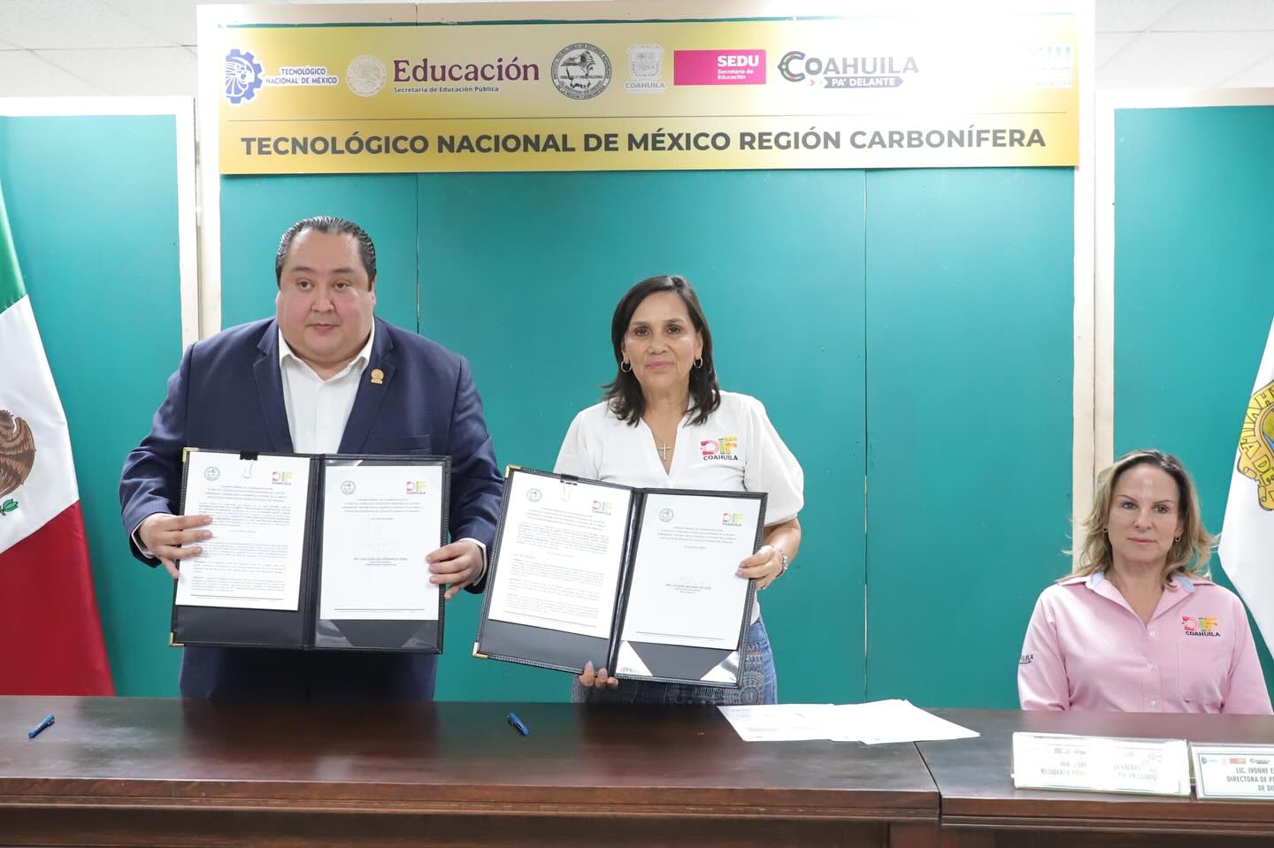 Firman acuerdo histórico DIF Coahuila y TecNM