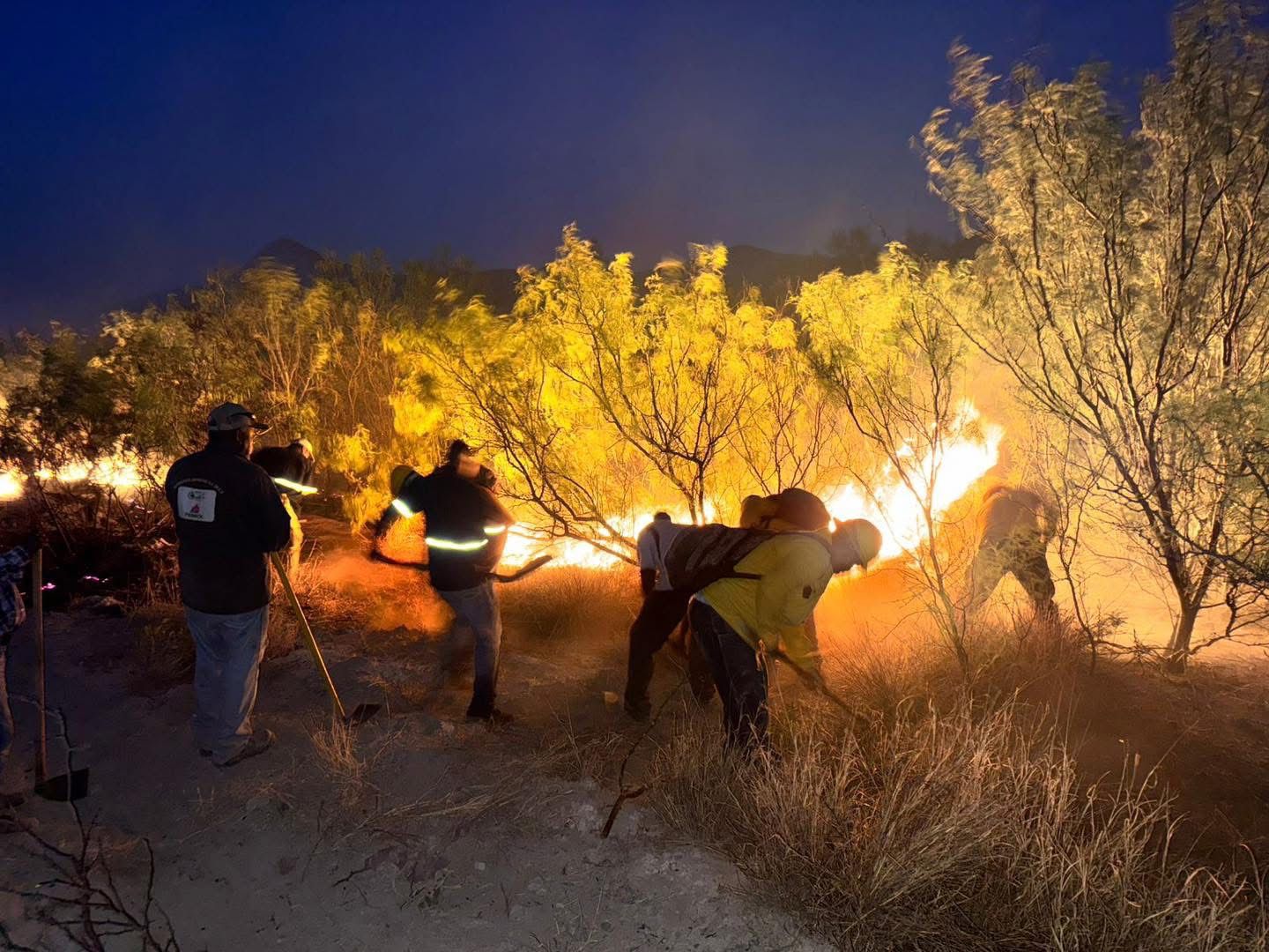 Alarma incendio en carretera 30