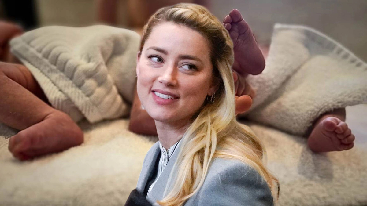 Se convierte Amber Heard en mamá de gemelos