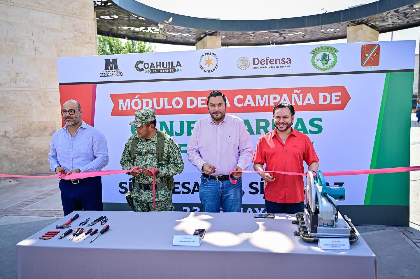 Arranca campaña de canje de armas