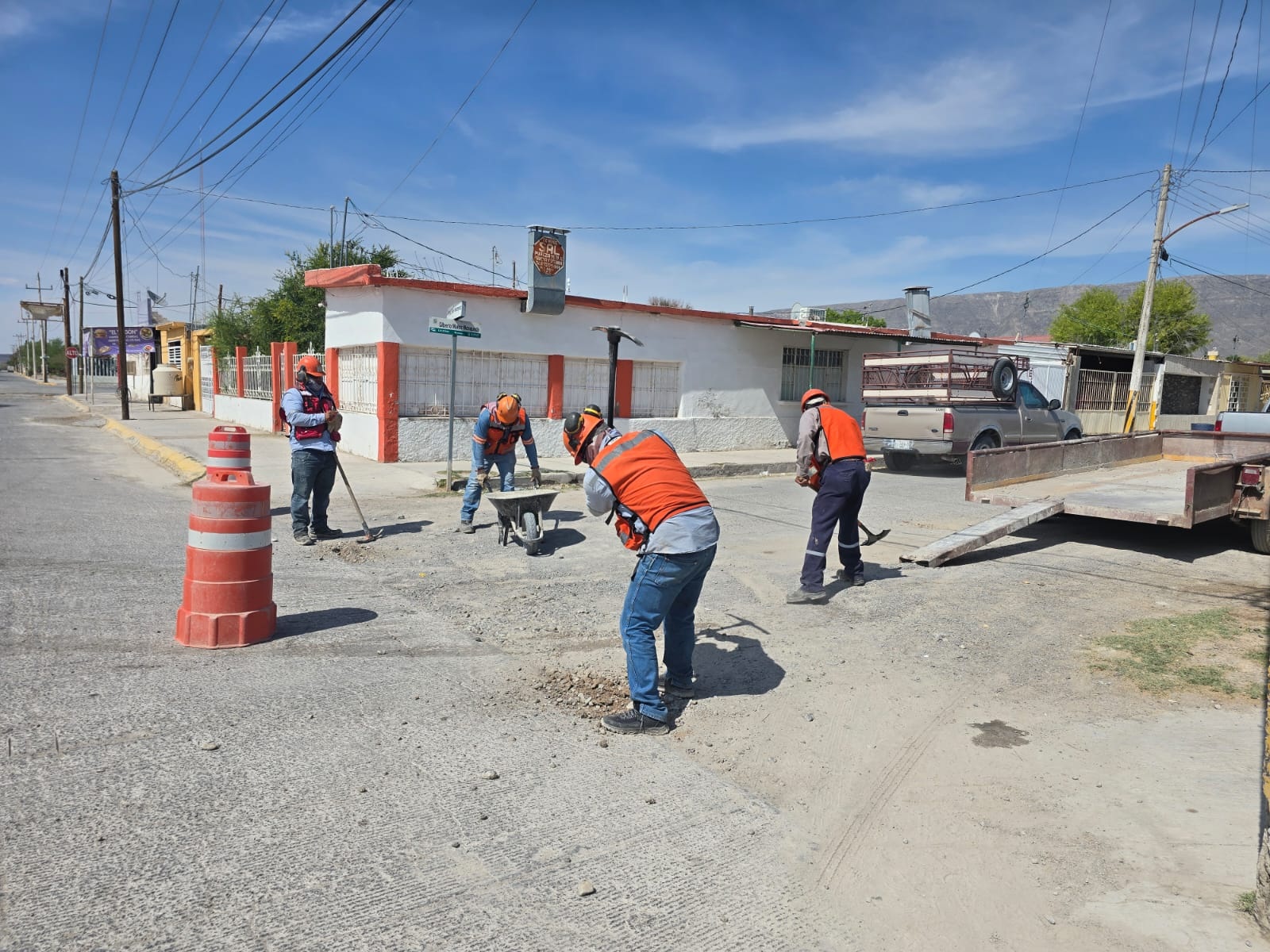 Restaura Adriana calles de Ocampo