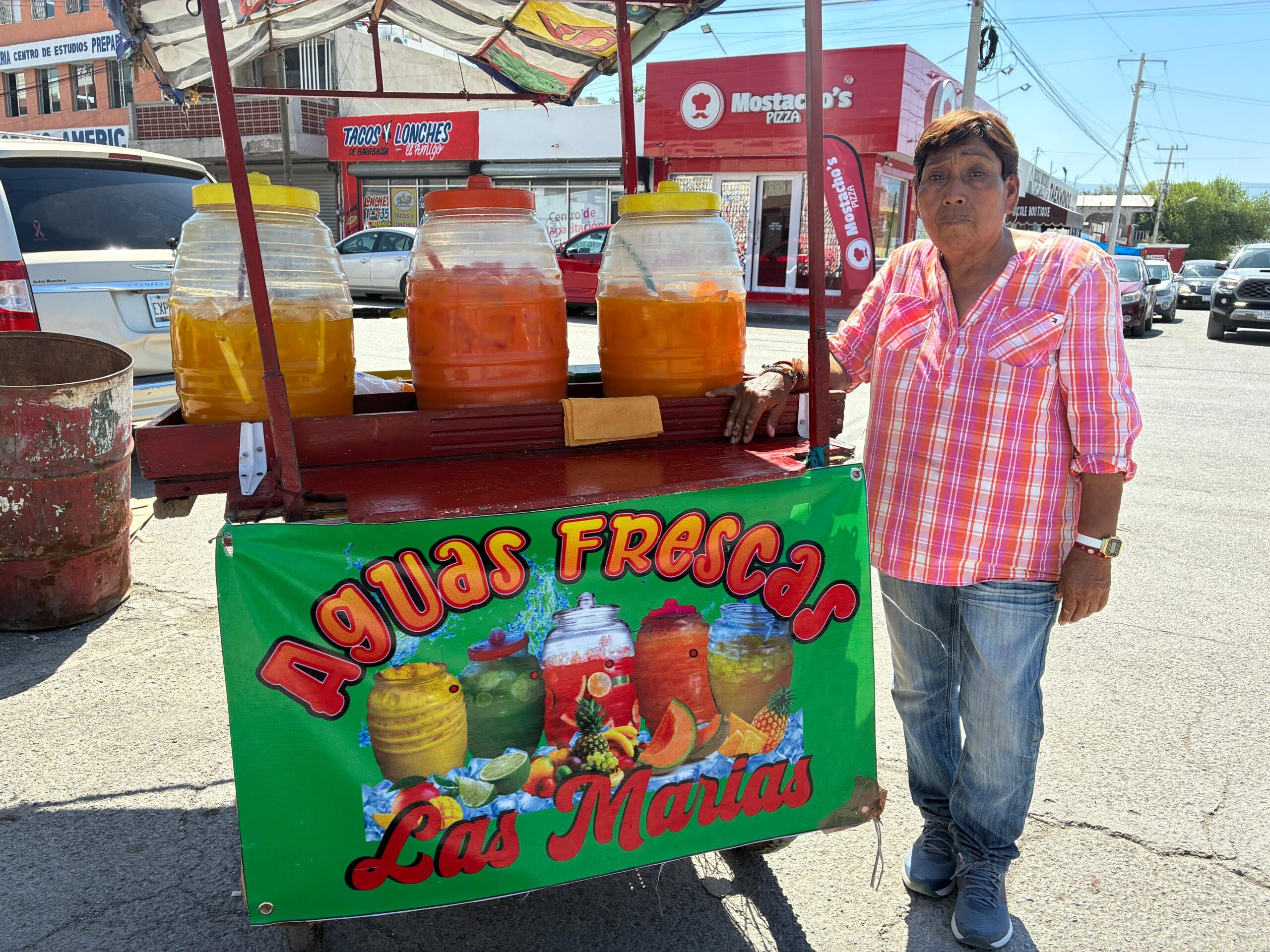Fuertes temperaturas; una bendición para doña María