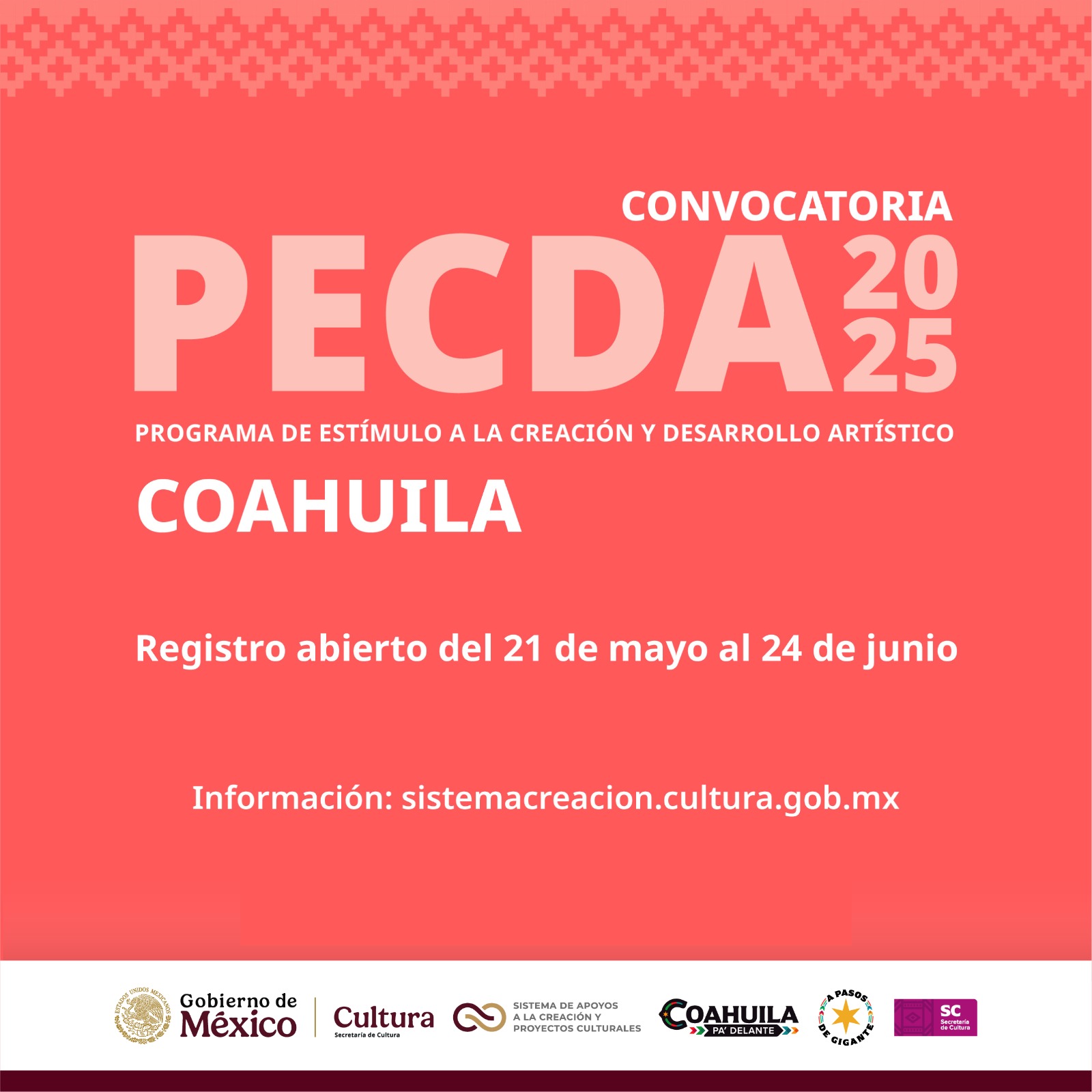 Convocan a concurso de creadores artísticos