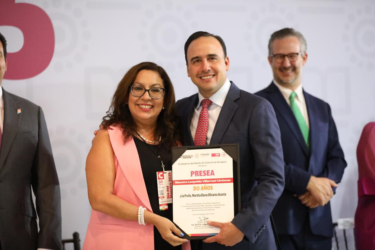 COAHUILA ES GRANDE PORQUE TIENE A LAS Y LOS MEJORES MAESTROS DE MÉXICO: MANOLO