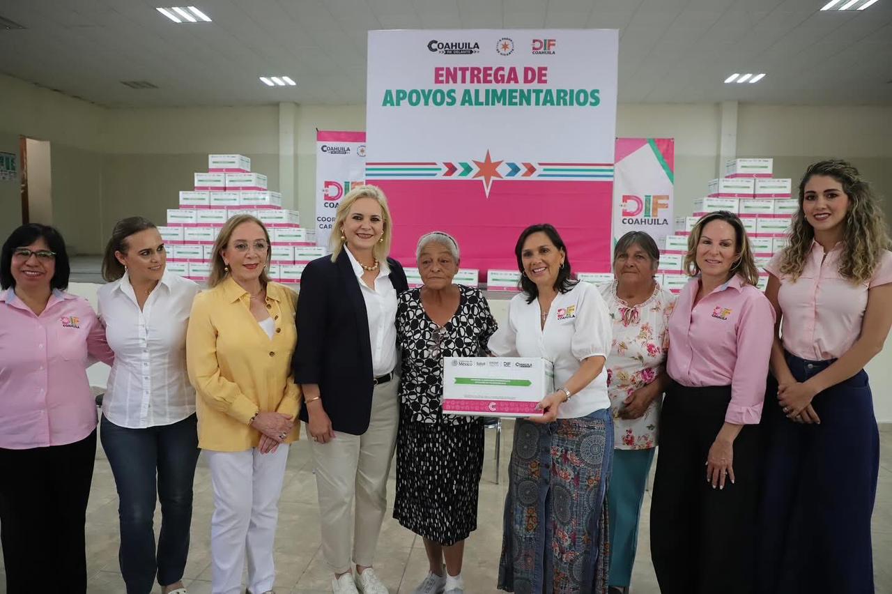 Visita de Liliana Salinas a Múzquiz fortalece acciones en salud mental y apoyo alimentario