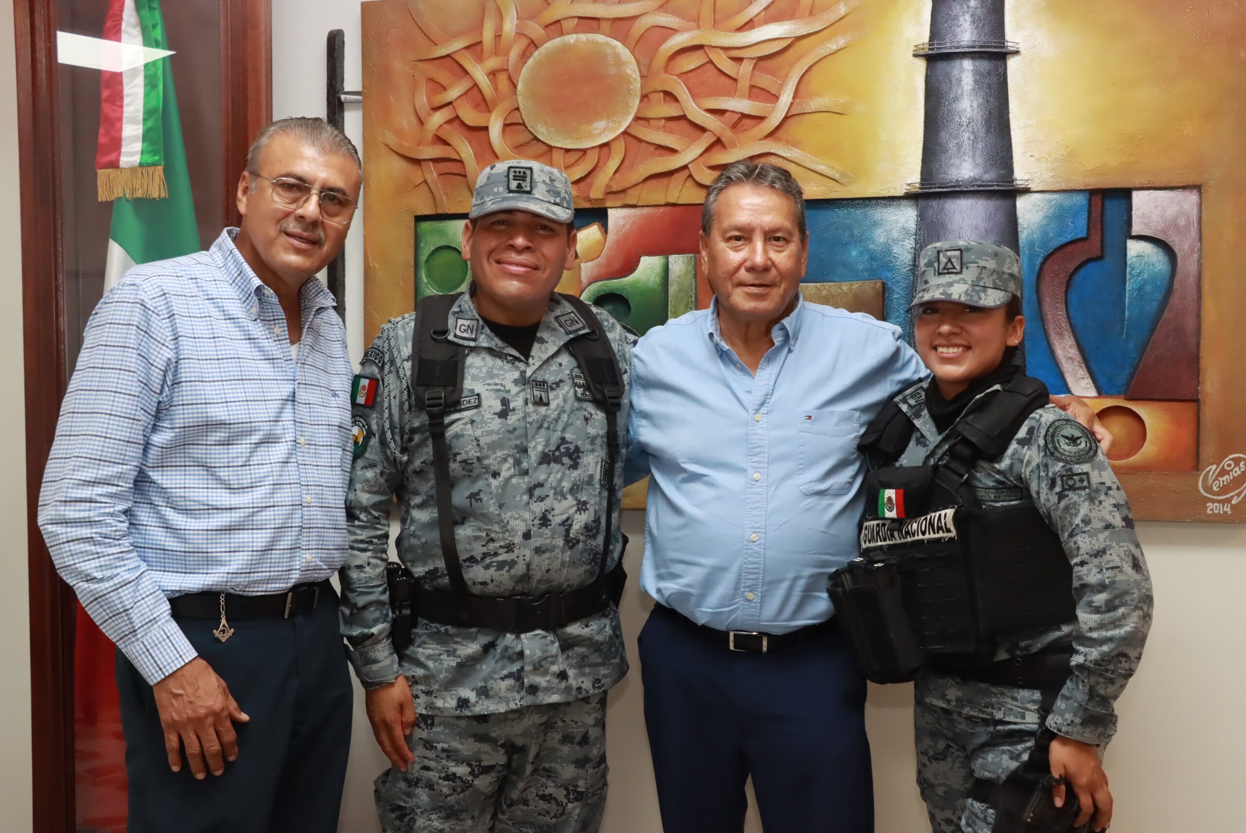 Fortalece Óscar Ríos Ramírez estrategias de seguridad