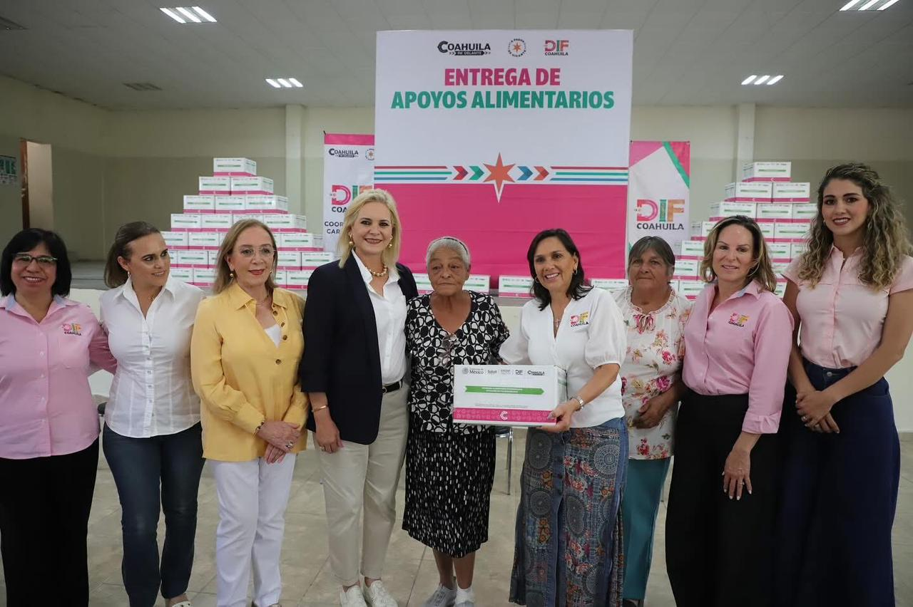 Visita de Liliana Salinas a Múzquiz fortalece acciones en salud mental y apoyo alimentario