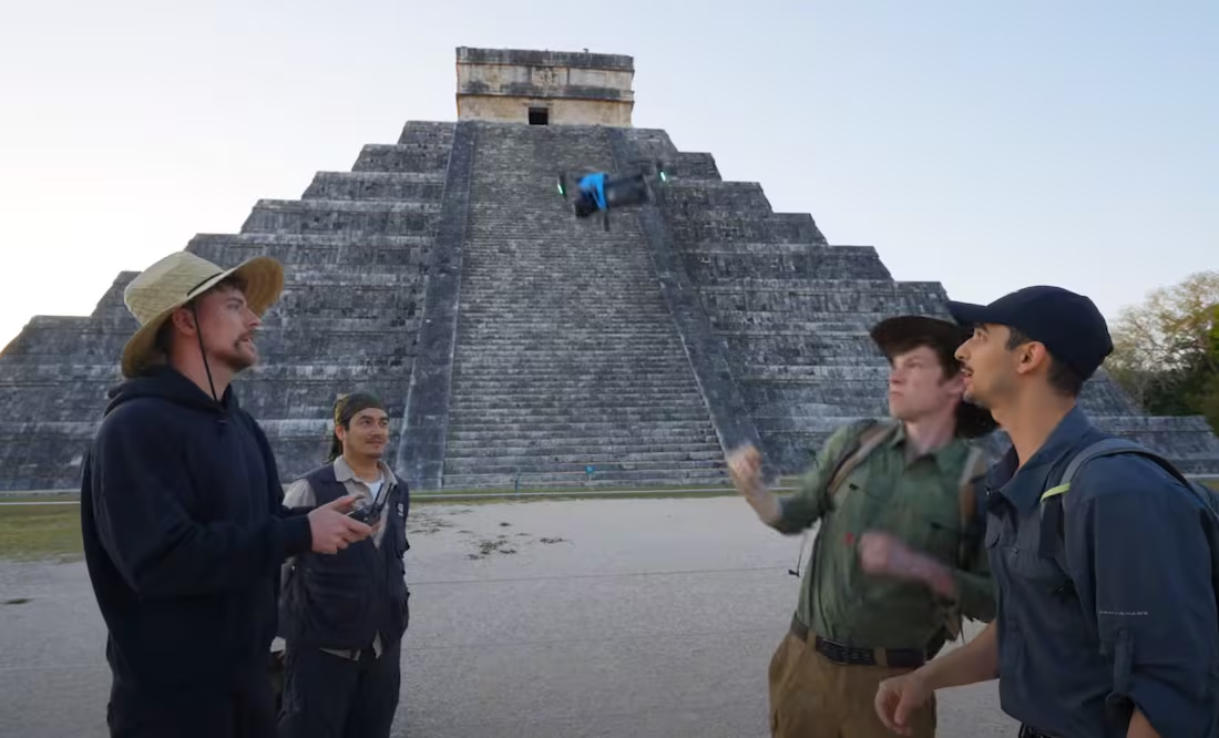 INAH interpone demanda administrativa contra empresa de MrBeast; denuncia uso ilícito con fines de lucro privado