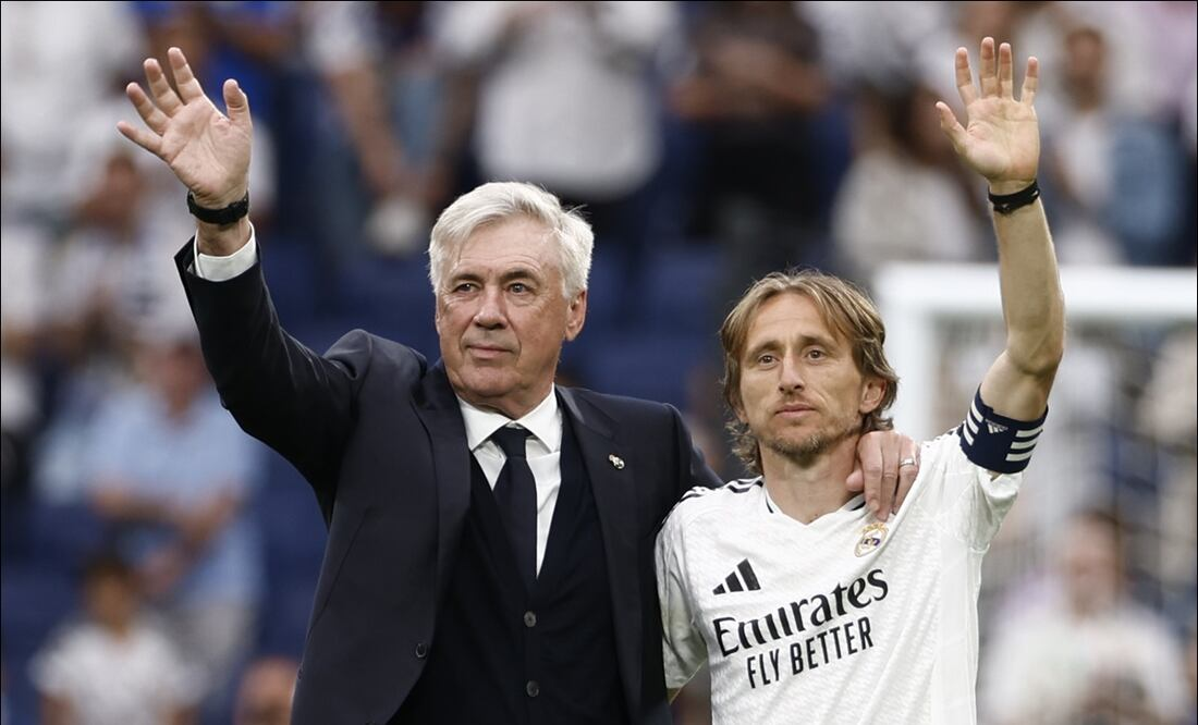 Real Madrid derrota a la Real Sociedad en la despedida de Carlo Ancelotti y Luka Modric; Kylian Mbappé marca doblete