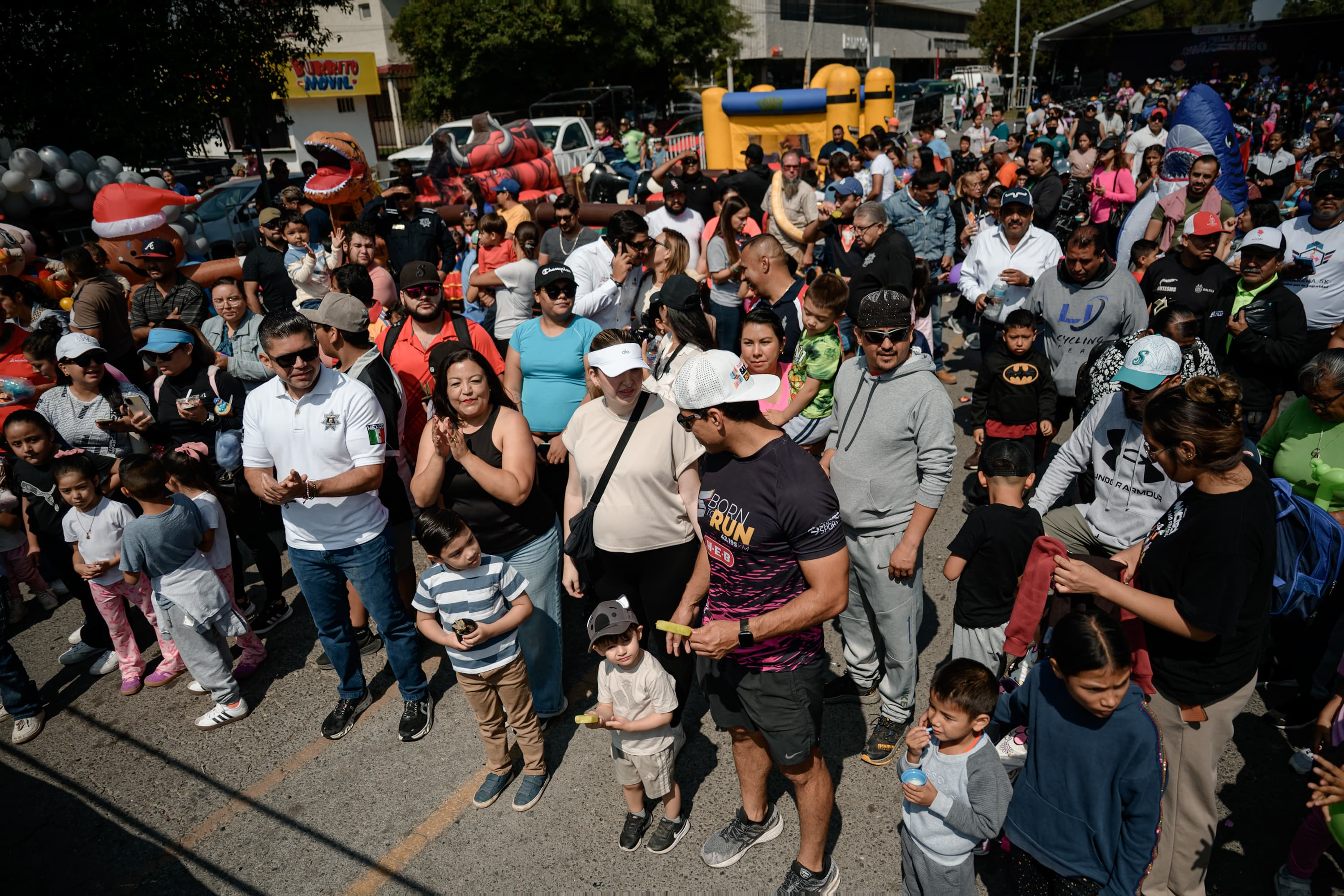Celebran a niñas y niños en Ruta Recreativa Por Amor a Saltillo