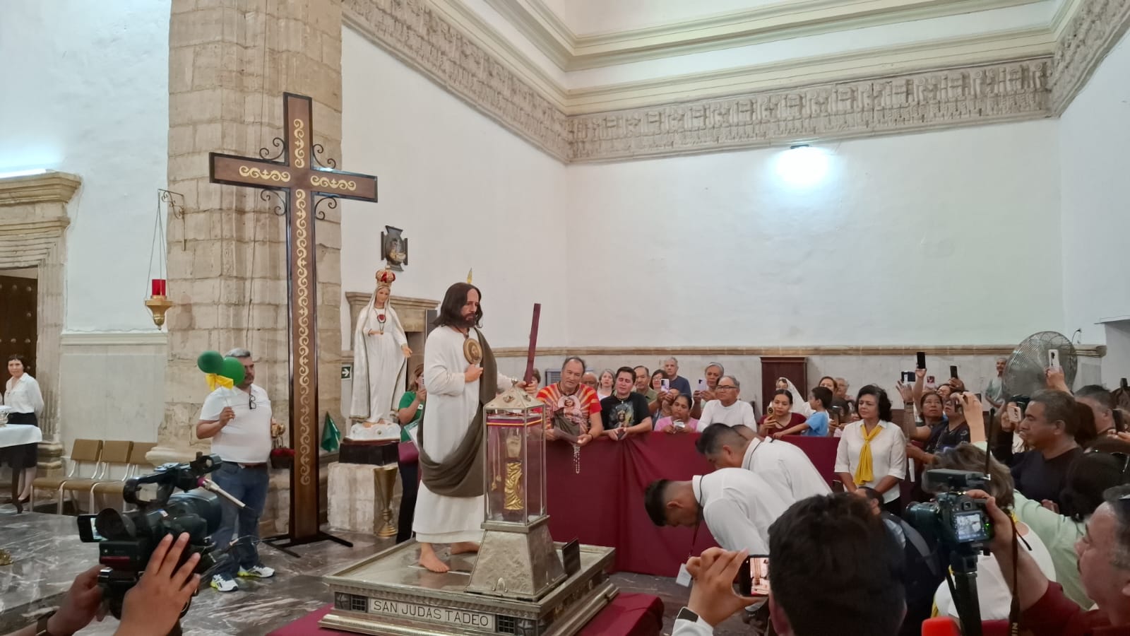 Reciben en Monclova a San Judas con devoción