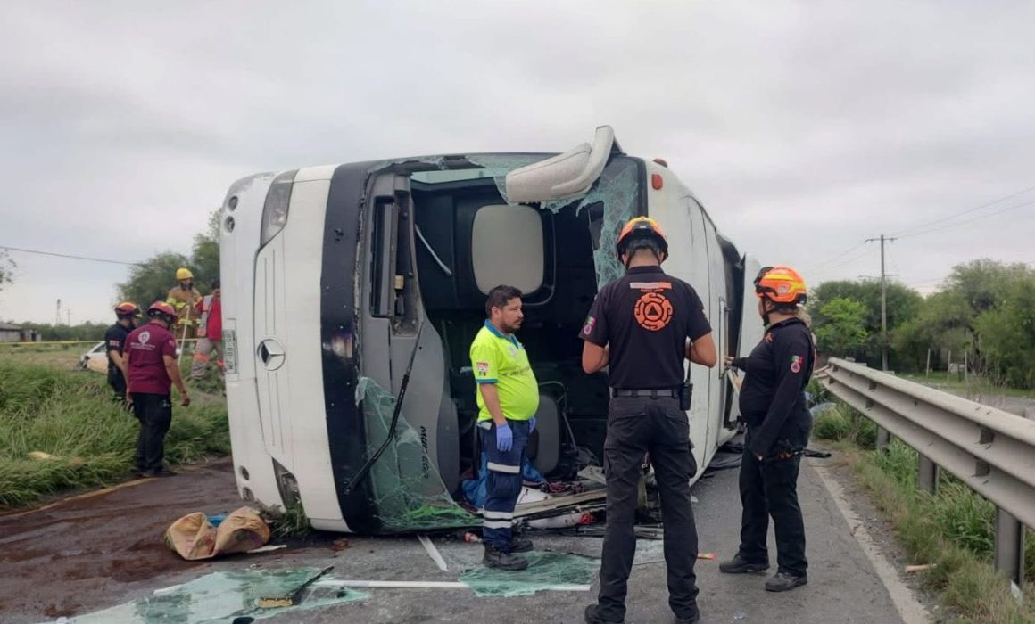 Deja accidente 11 fallecidos y 31 lesionados en Nuevo León