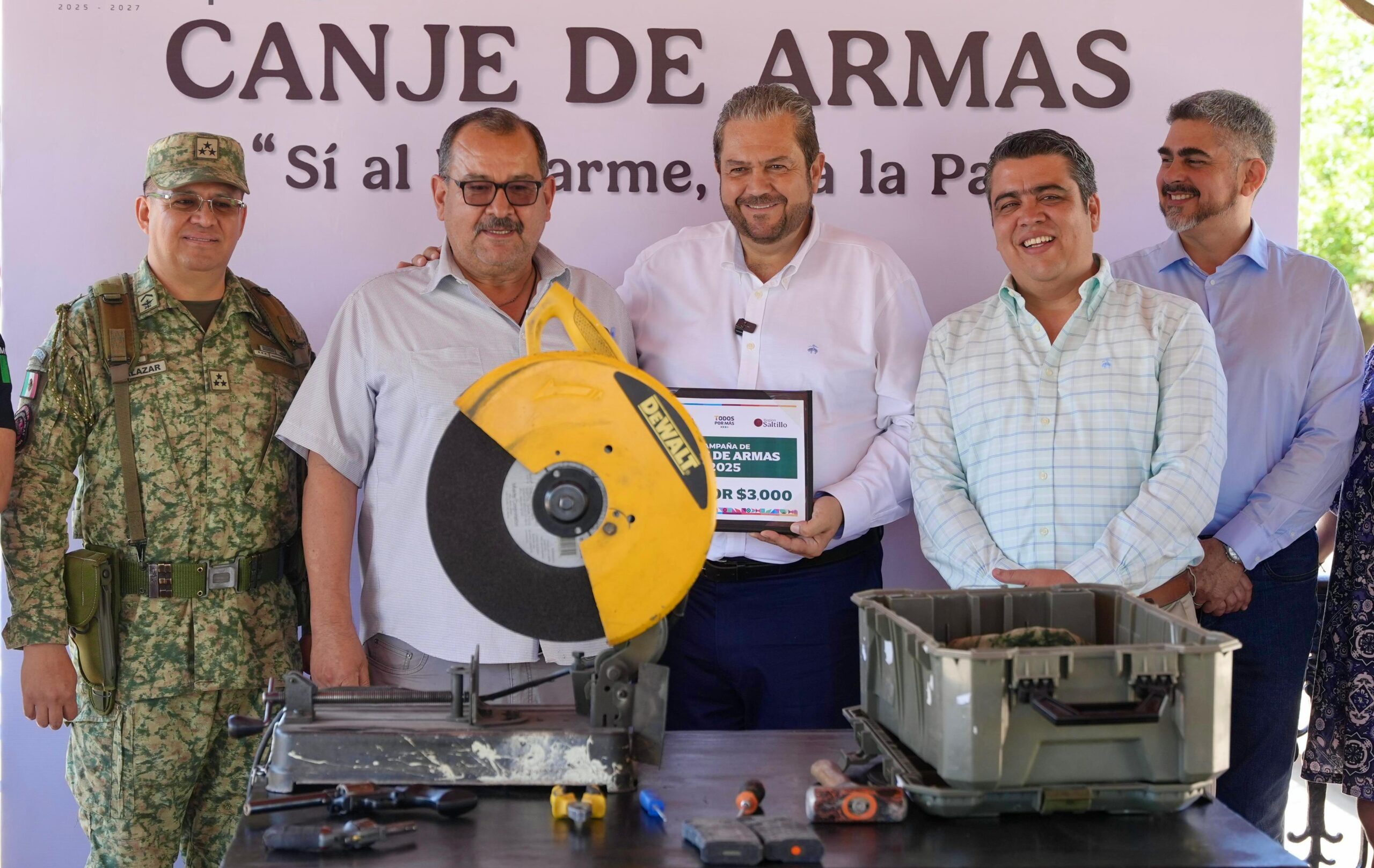 Arranca en Ramos Arizpe el Programa de Canje de Armas