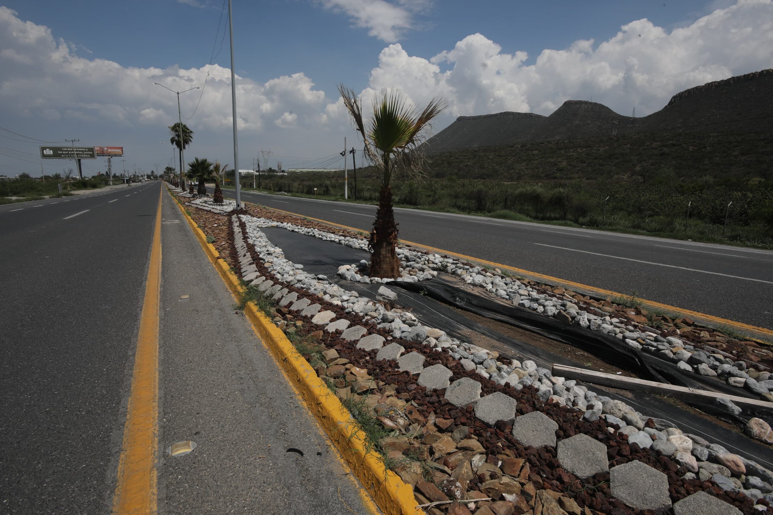 Embellecen entrada poniente de Saltillo