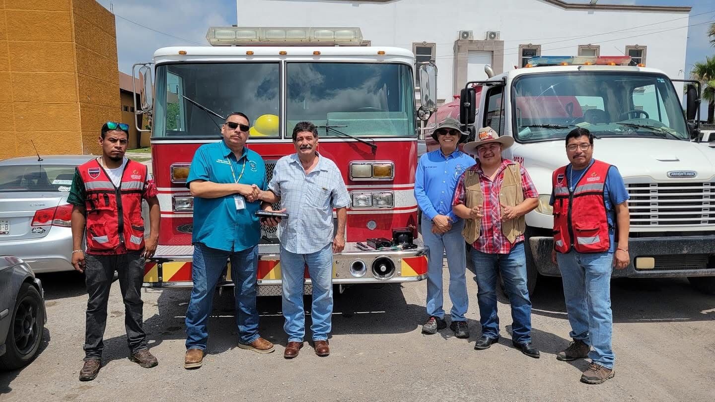 Fortalecen con donación a Bomberos de Múzquiz