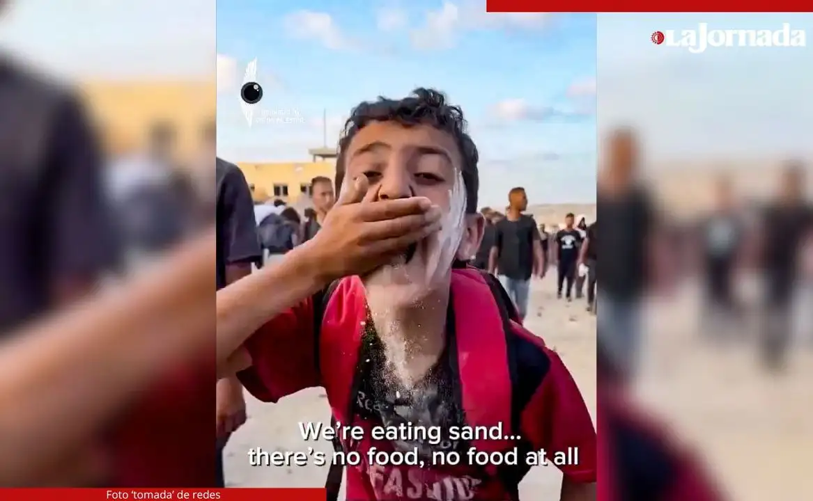 Arena, a falta de comida en Gaza