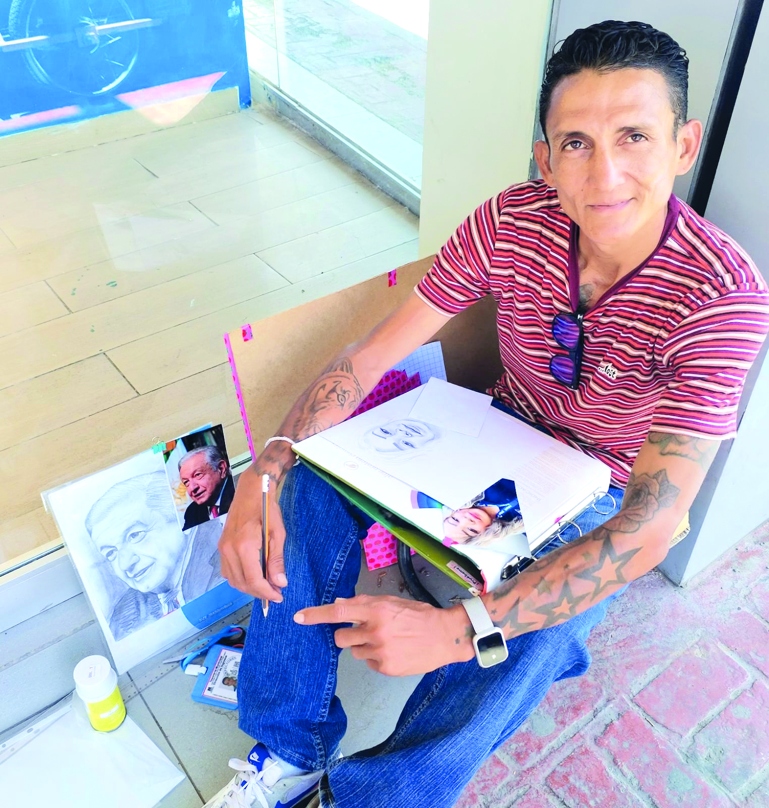 Migrante y artista… tras sueño mexicano