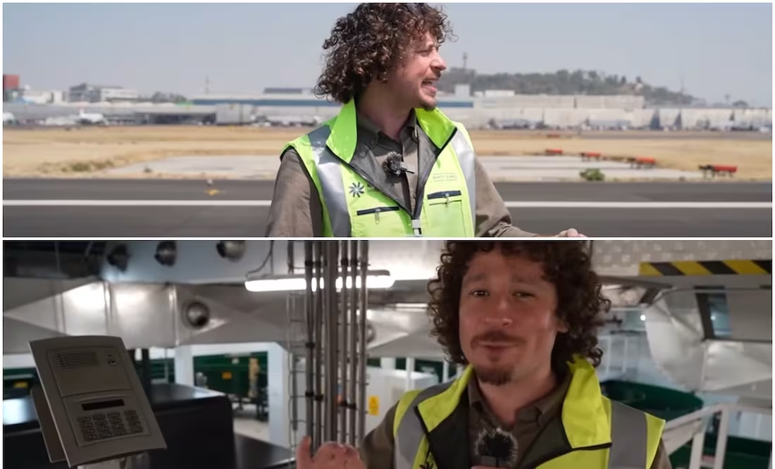 Luisito Comunica entra a la zona restringida del AICM; conoce algunos datos que no conocías del aeropuerto de CDMX