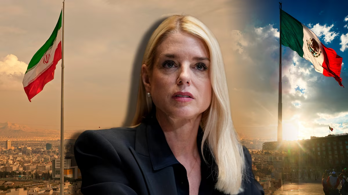 Pam Bondi pone a México en la lista de enemigos de EU junto con Irán: ‘No nos dejaremos intimidar’