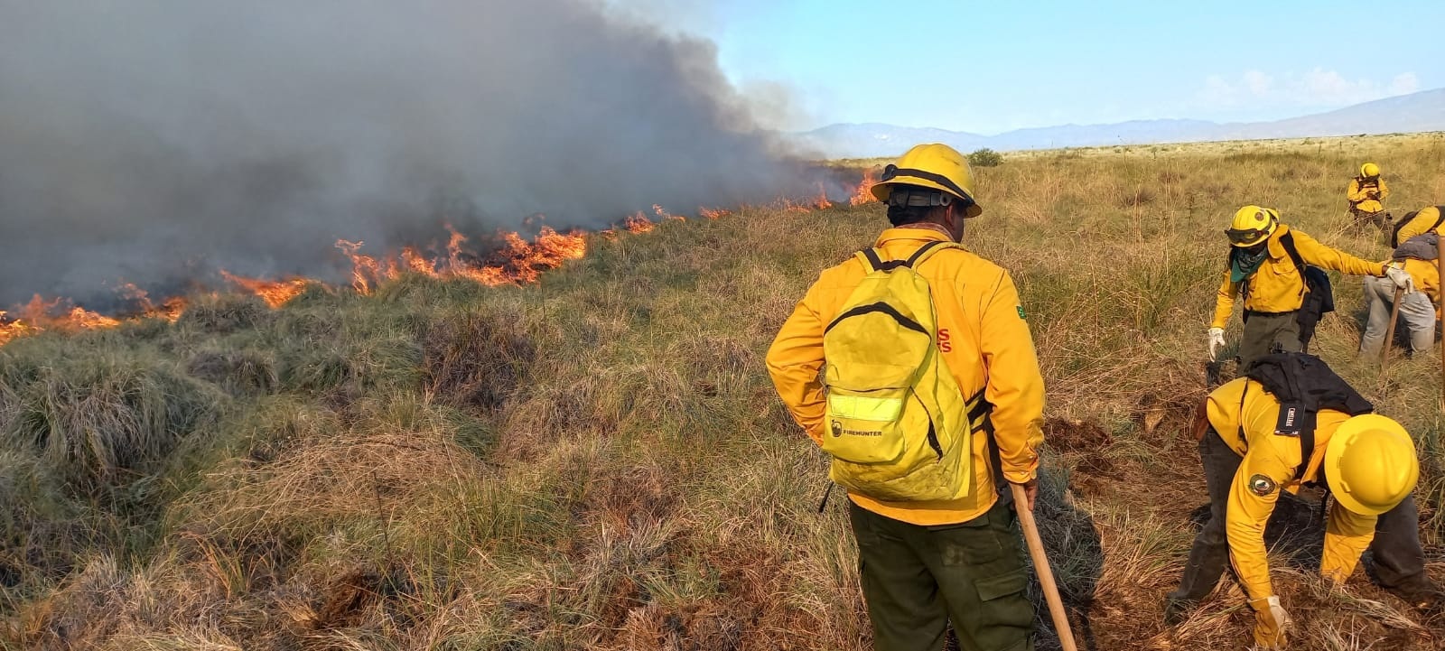 Controlan al 95% incendio en Río San Marcos en 4C