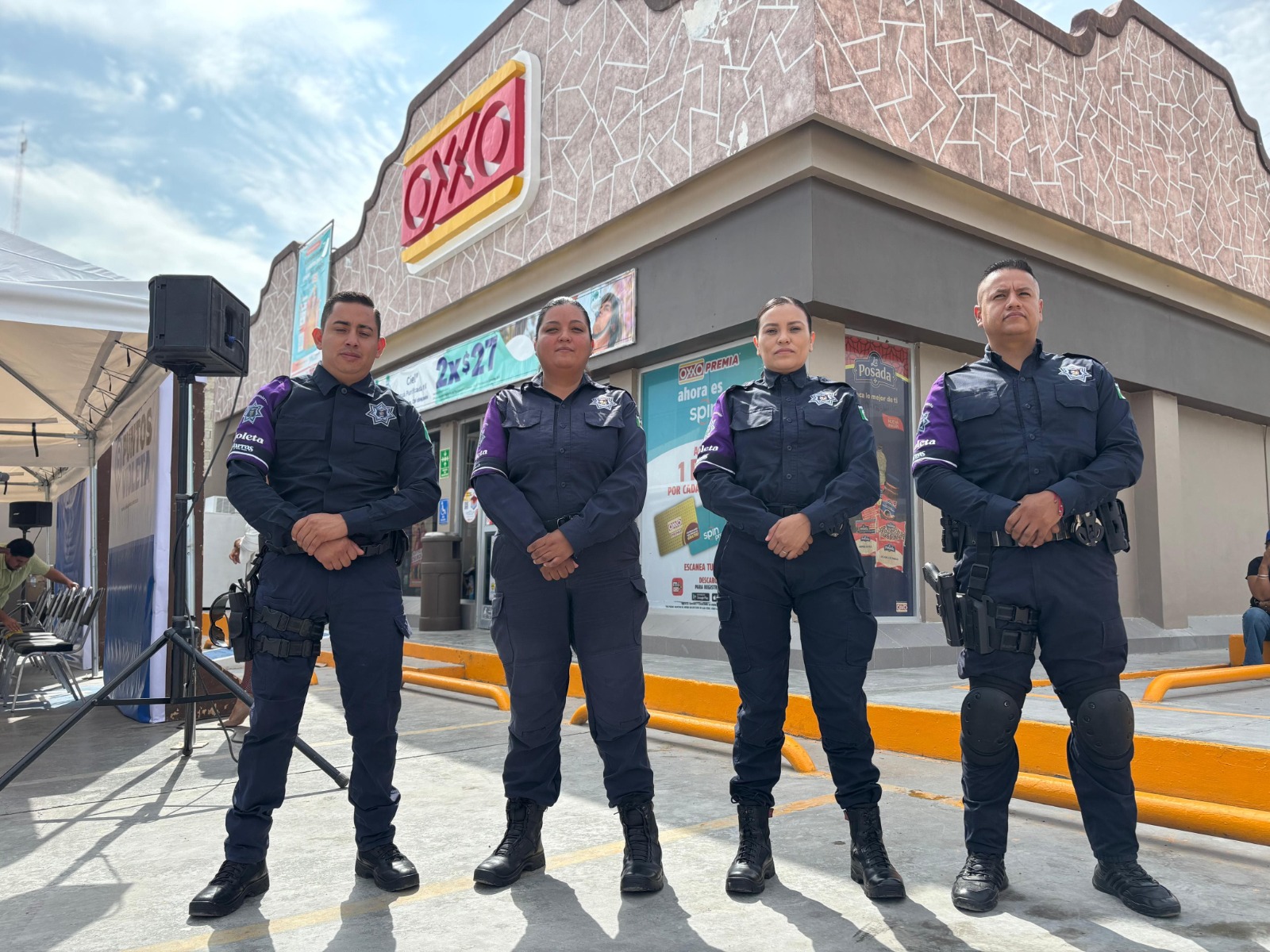 Agrupamiento Violeta 32 meses protegiendo las mujeres parrenses