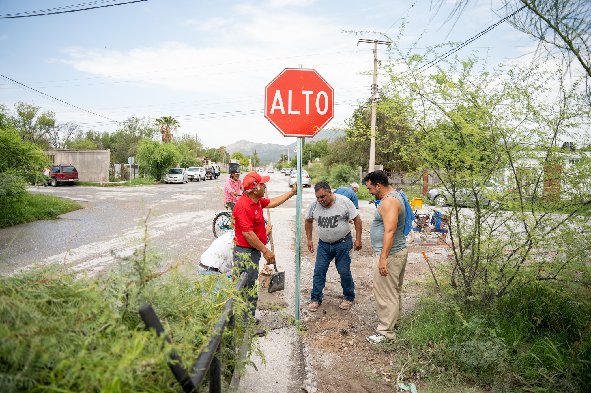 Mejora Castaños señalización vial