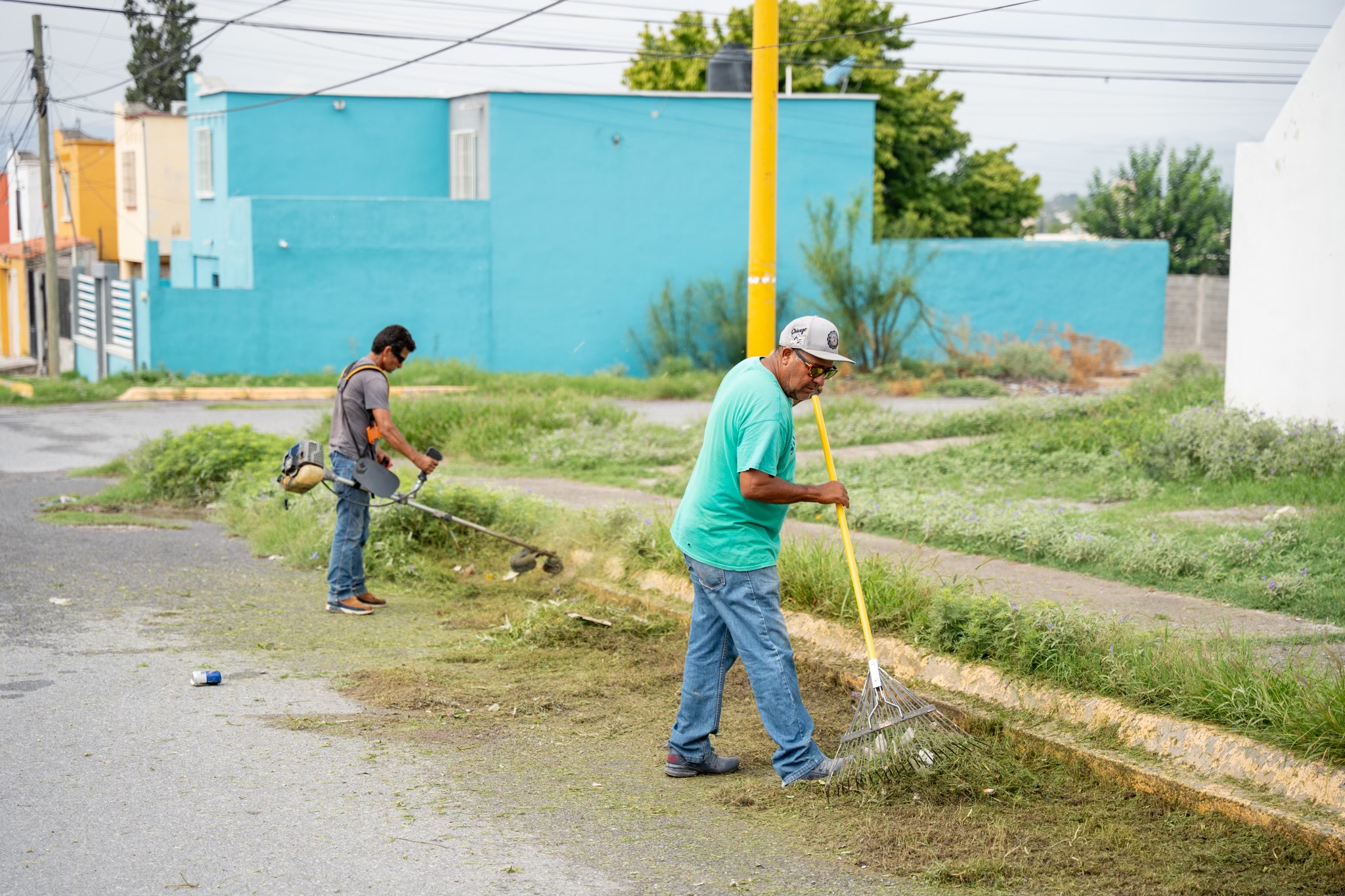 La limpieza de áreas verdes es permanente en Castaños