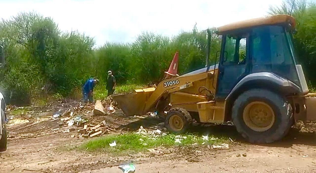 Limpia Múzquiz terrenos usados como basureros