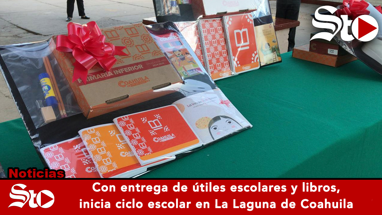 Anuncian vacunación y entrega de útiles escolares