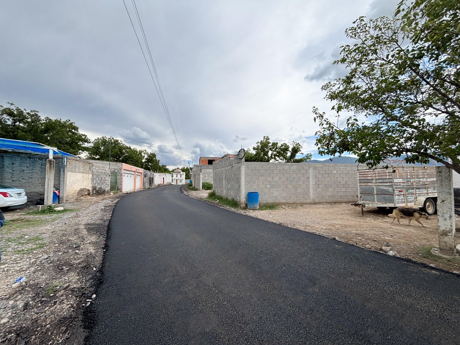 Toman ritmo en Parras obras de pavimentación