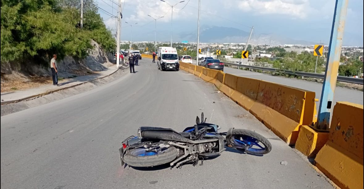 Fallece joven tras derrapar en moto