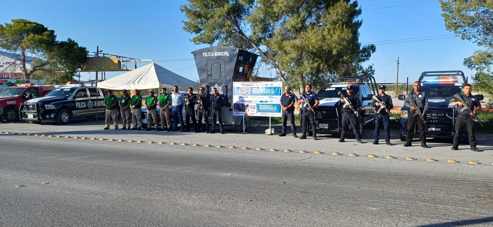 INSTALA SAN BUENA PUESTO DE AUXILIO PARA TURISTAS
