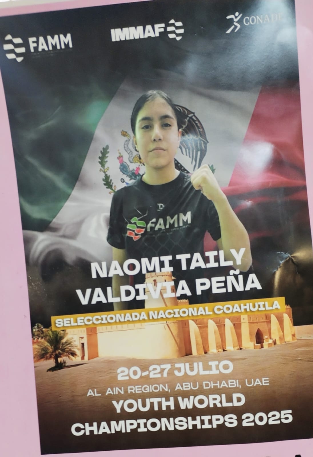 Viaja a Dubái deportista monclovense de 14 años
