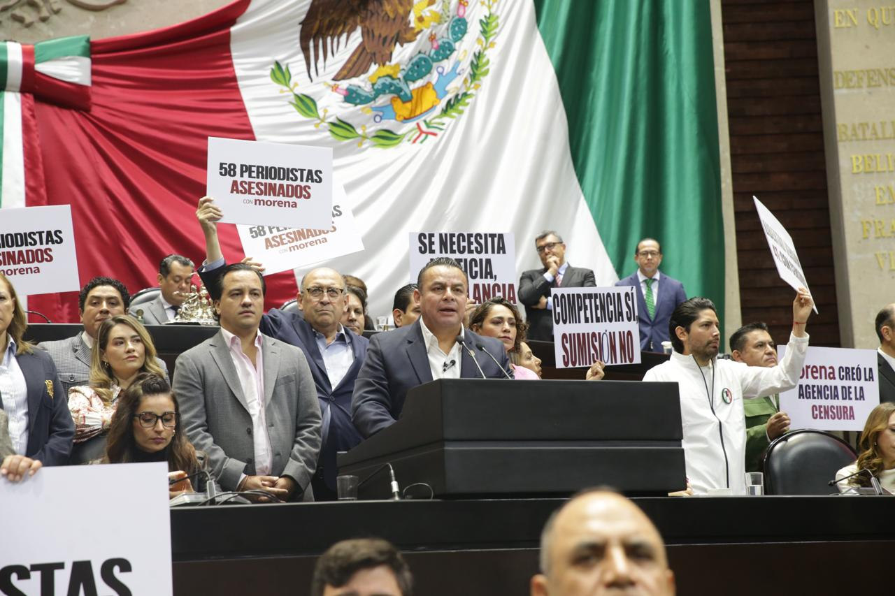 VIVIMOS OTRO MÉXICO, MORENA QUITÓ LIBERTADES Y DERECHOS A LOS MEXICANOS: GPPRI