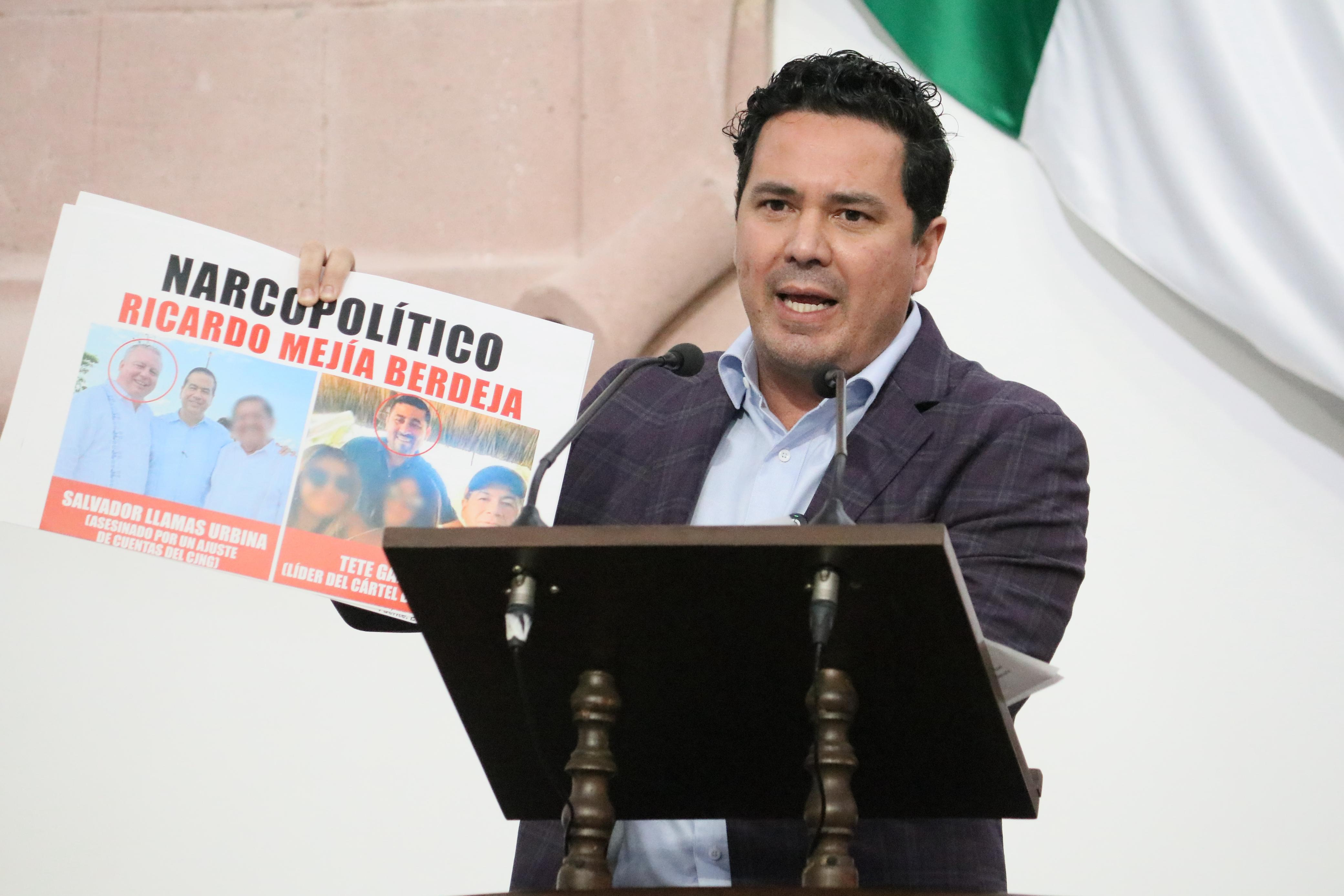 Denunciará PAN a Ricardo Mejía por narc0político.