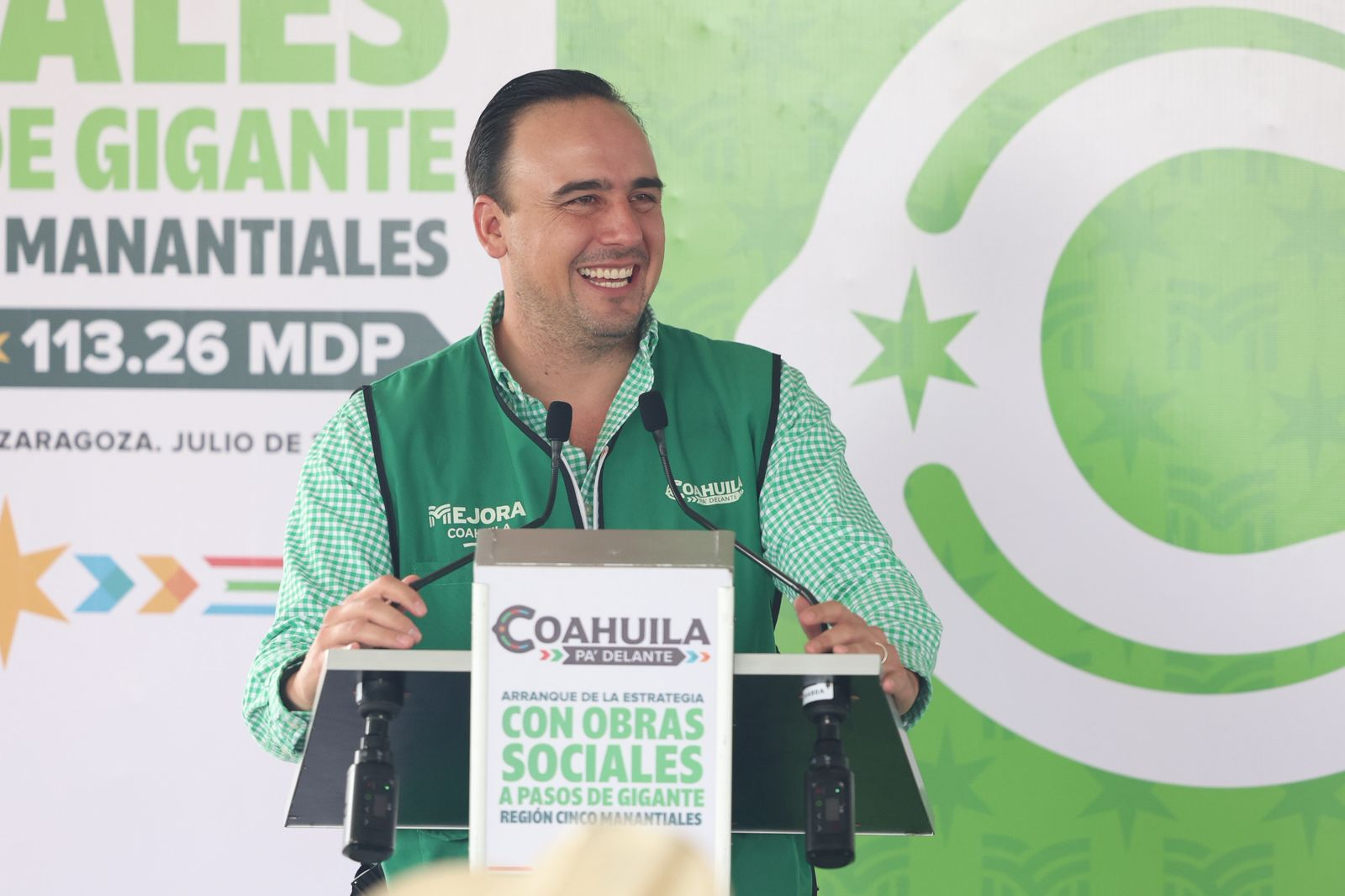 ARRANCA MANOLO OBRAS SOCIALES EN LOS CINCO MANANTIALES