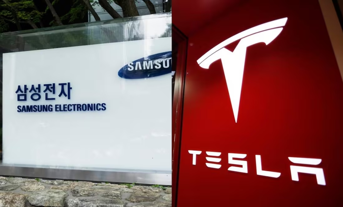Samsung y Tesla firman acuerdo millonario: El gigante electrónico proveerá chips de última generación a la empresa de Elon Musk